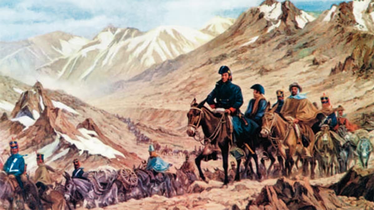 Imagen histórica original de San Martín